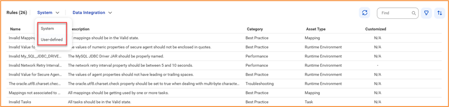 IDMC Assurance Service Data Integration Health Check