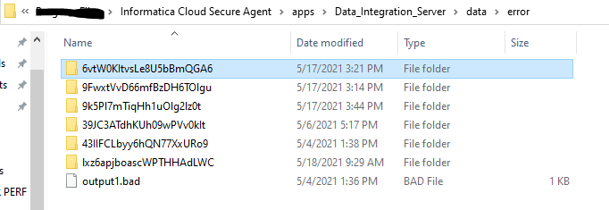HOW TO: Find the log files while using Informatica Cloud Secure Agent