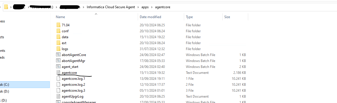 HOW TO: Find the log files while using Informatica Cloud Secure Agent