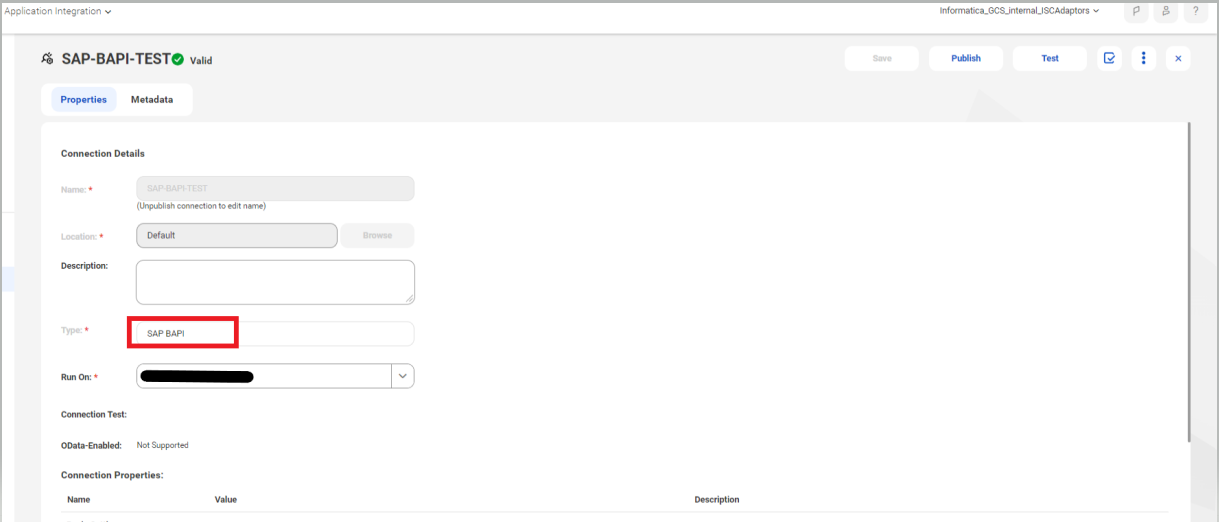 HOW TO: Insert data to SAP BAPI using SAP BAPI connection in CAI