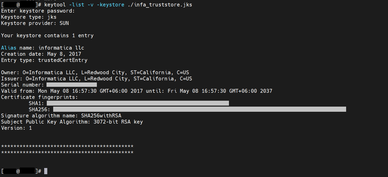 FAQ: How to check the truststore password in EDC?