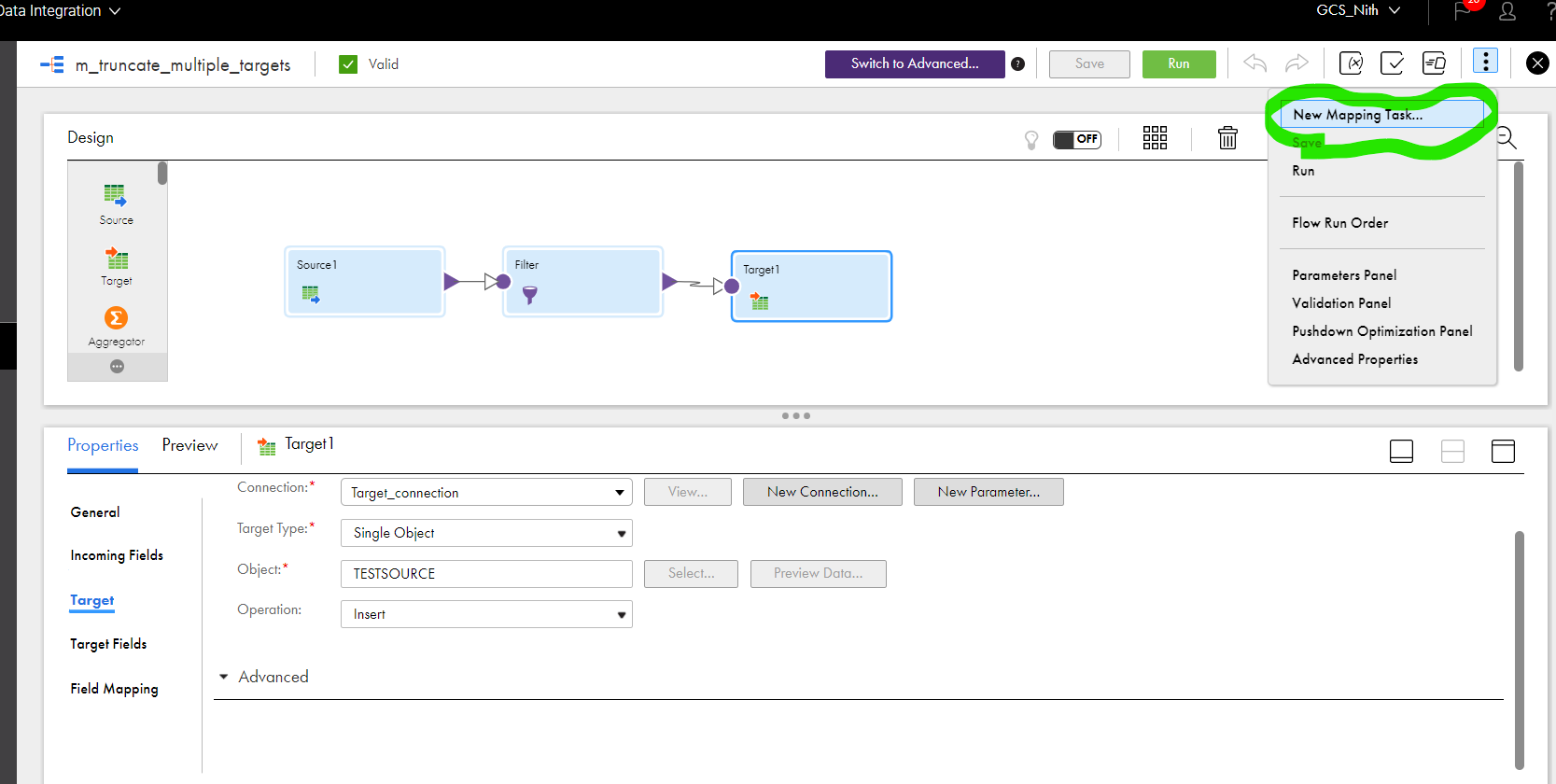 HOW TO: Truncate multiple tables in a mapping in CDI