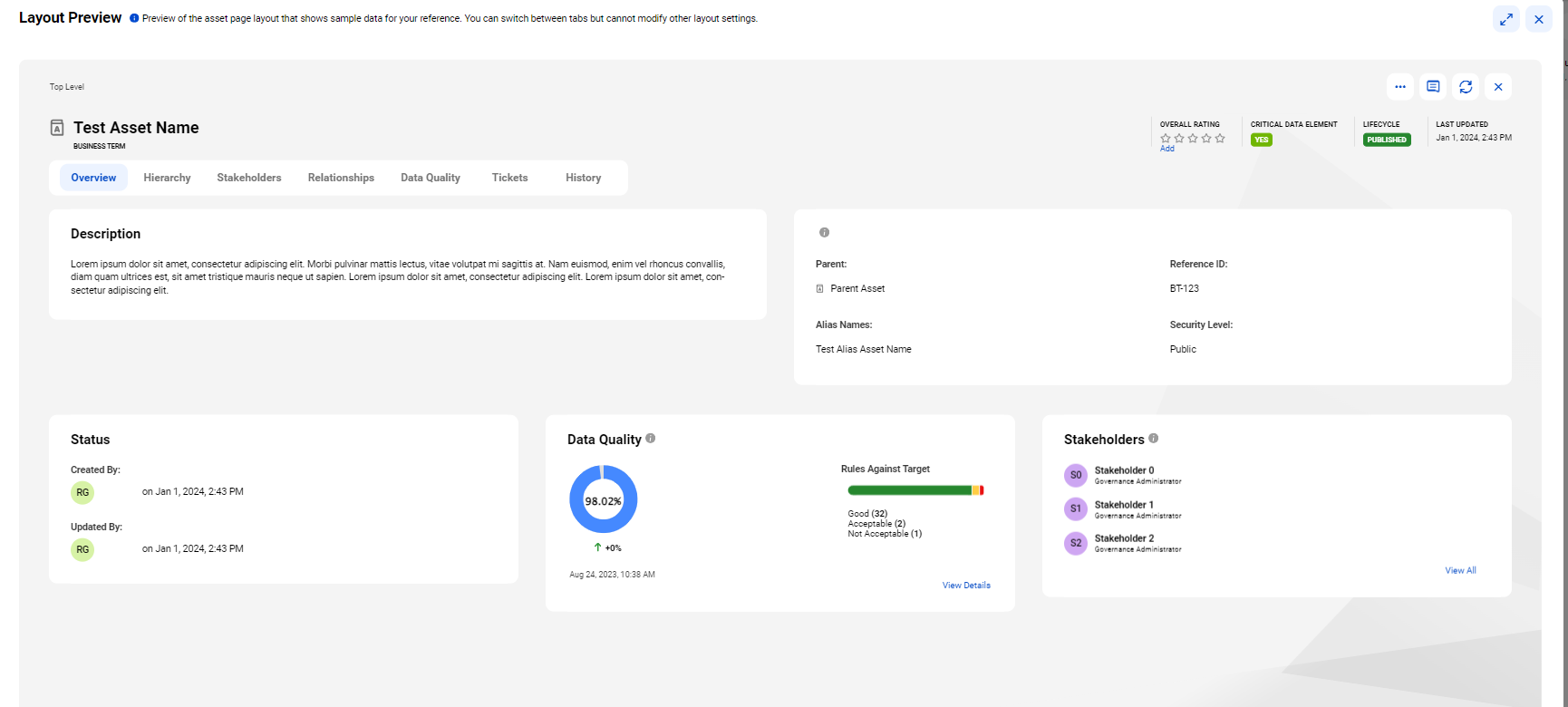 HOW TO: Create a custom layout in CDGC
