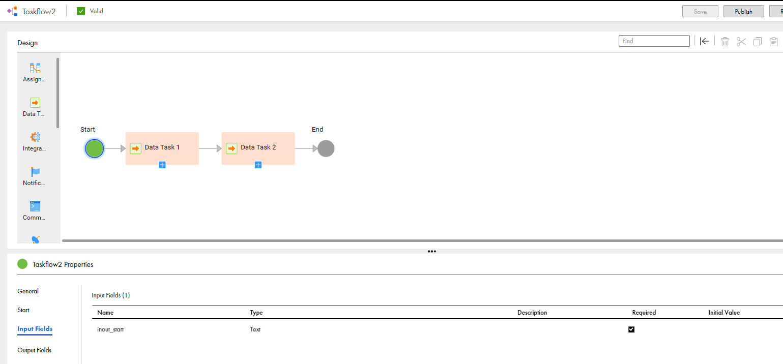 HOW TO: Pass the in out parameter from taskflow which could be used in ...