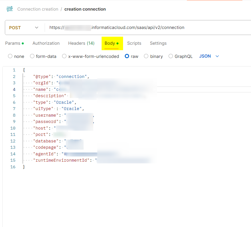 HOW TO: Create a Connection in the Administrator using APIs