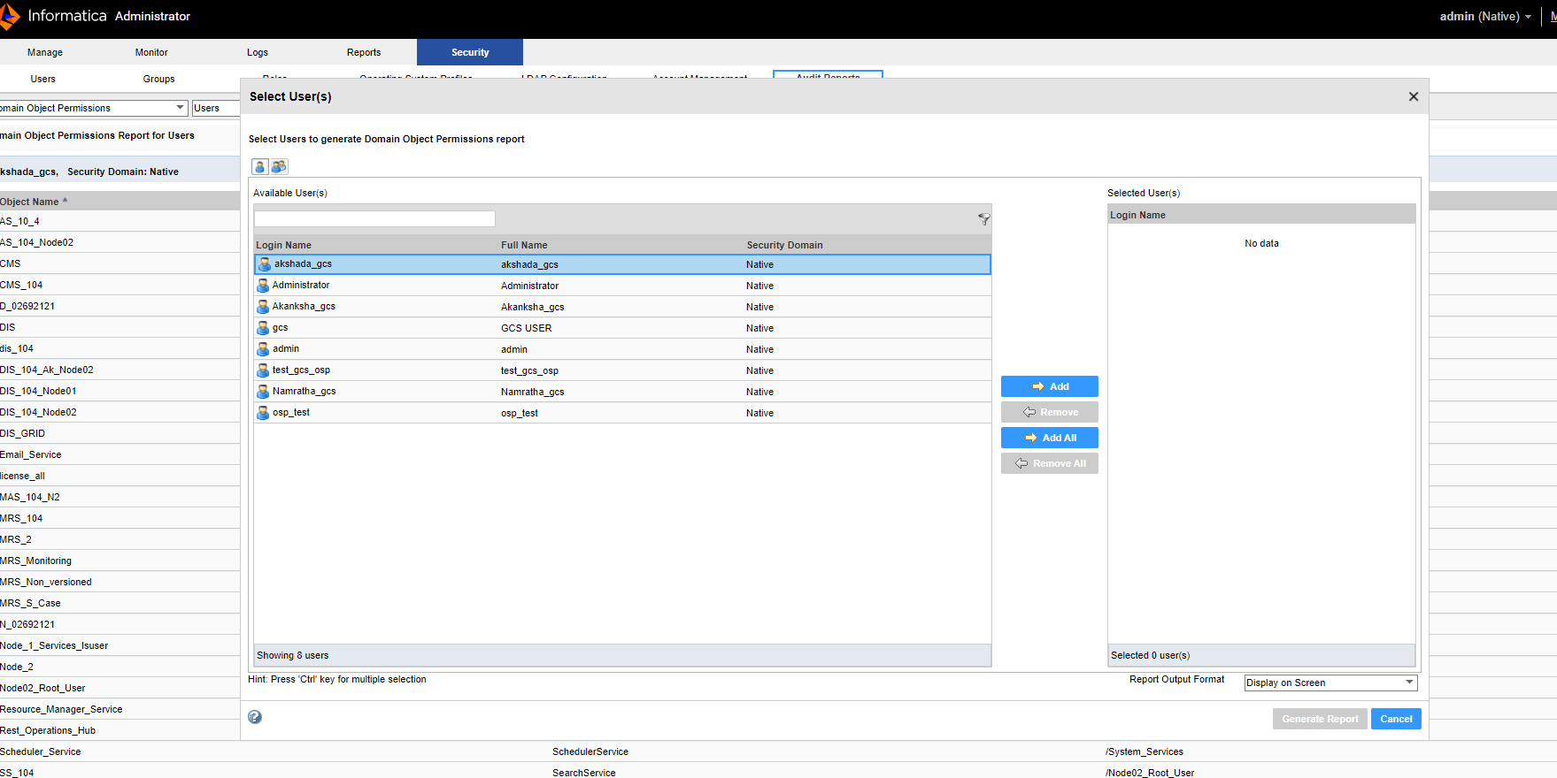 HOW TO: Generate an audit report for domain level user permission changes