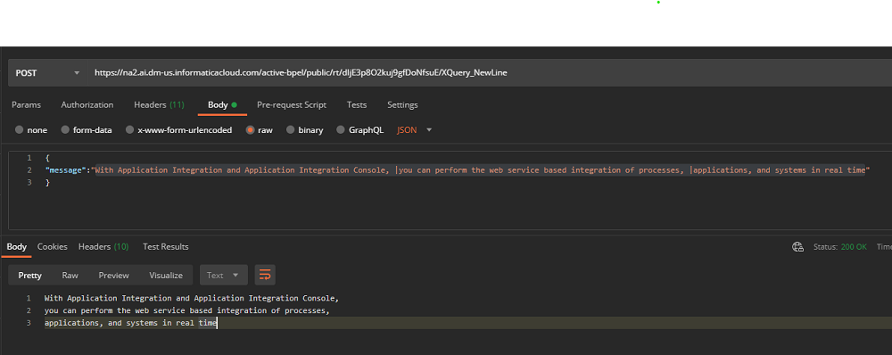 HOW TO: Replace a character with new line in Cloud Application Integration