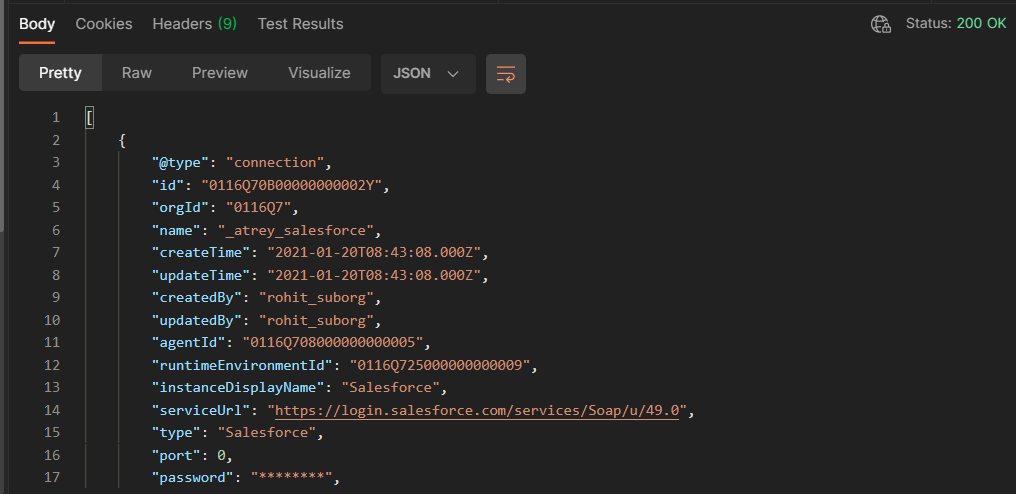 HOW TO: Get the details of a connection using IICS Rest API?