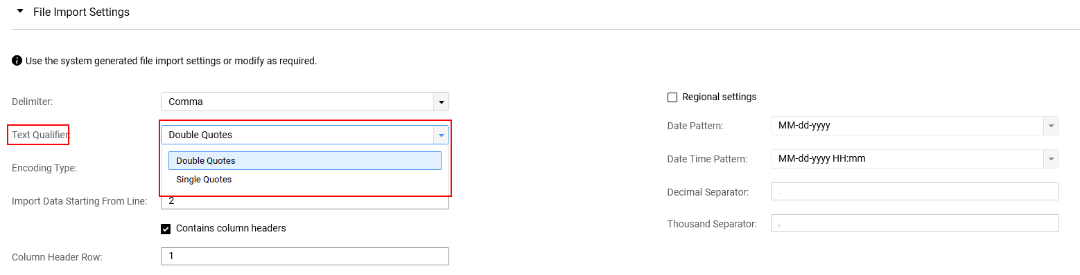 HOW TO: Import the character which is set as 