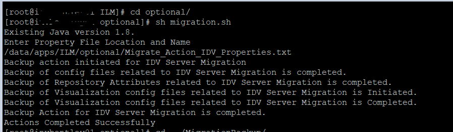Migration of AMHOME, ILM & IDV server from RHEL to RHEL