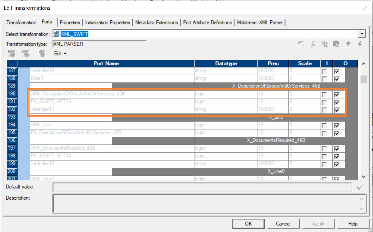 Elements are missing for a few tags when using creating XML Parser ...