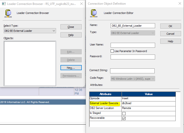 Options available to optimize data loading for DB2 target tables in ...