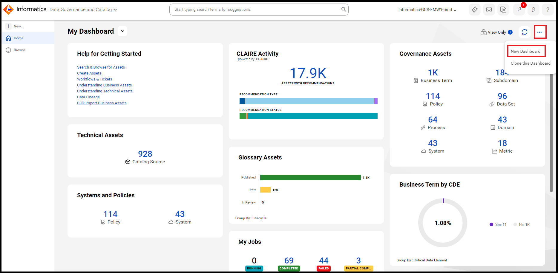 HOW TO: Create a data quality widget in CGDC