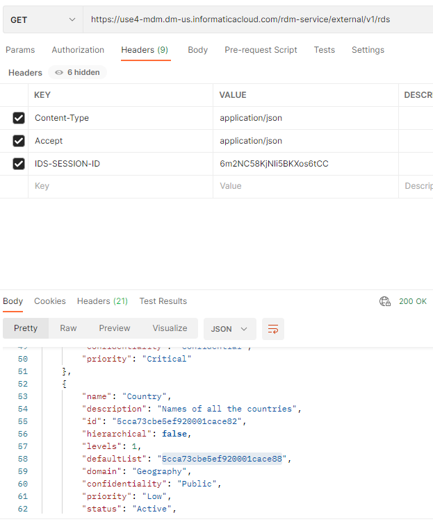 HOW TO: Run Informatica Reference 360 REST APIs using POSTMAN in R360