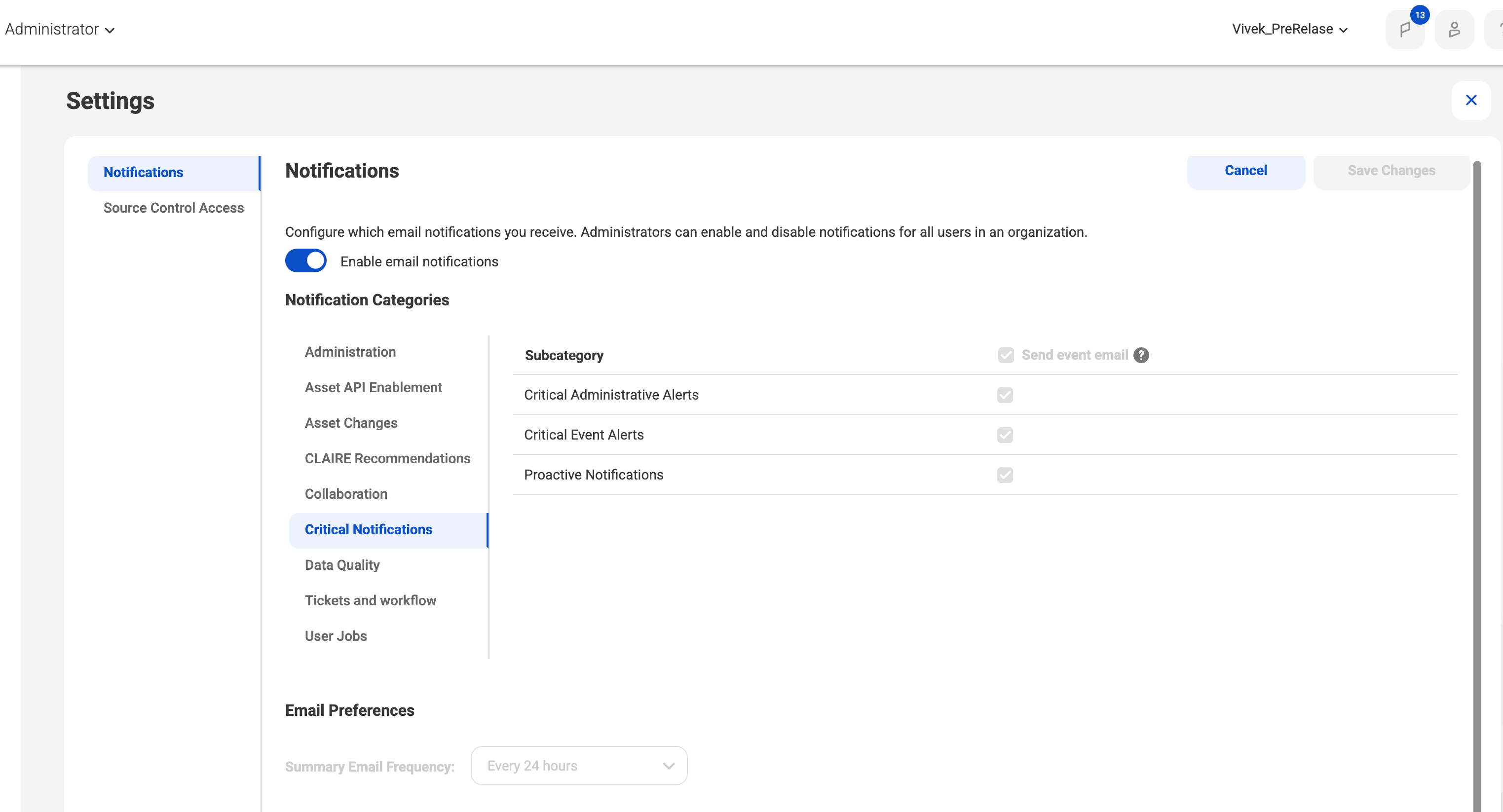 HOW TO: Opt-Out of email notification in IDMC